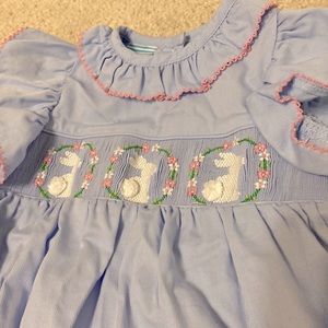Southern Sunshine Easter Smocked Bubble 24mo